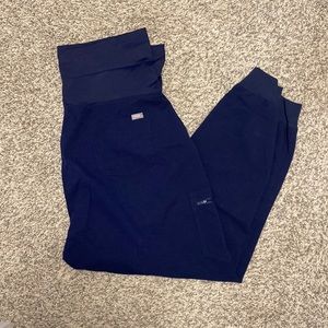 Navy blue figs maternity joggers xxl